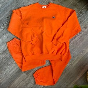 Melody Ehsani Orange Crewneck & Jogger Bundle